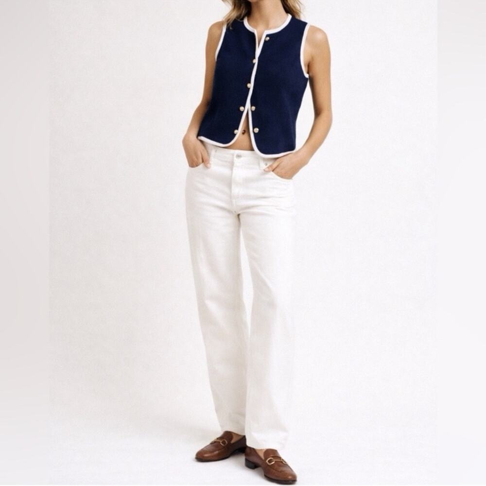 Abercrombie Mara Luxe Soft Sweater Vest Size Small